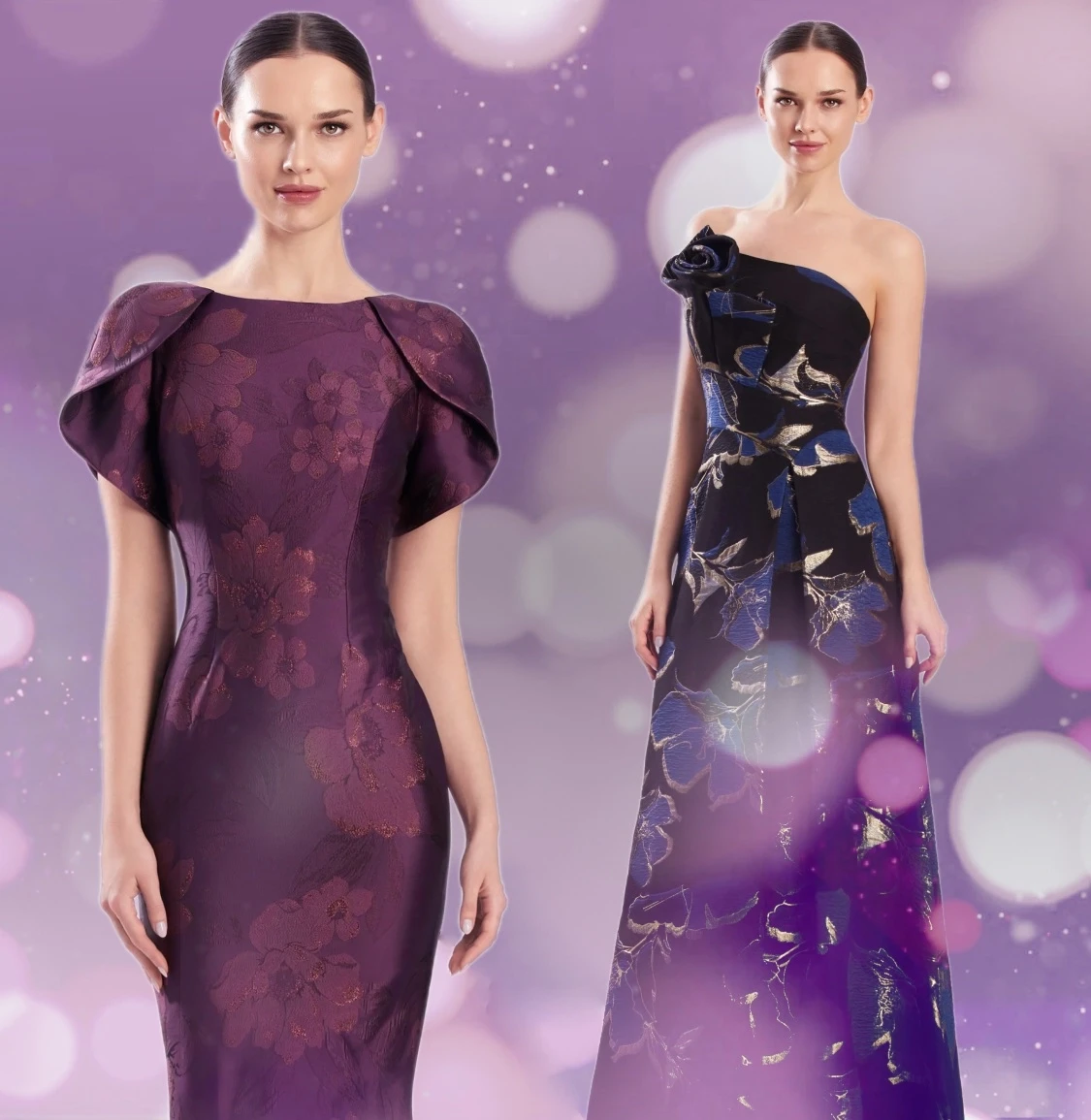 Model wearing a mothers dress. Mobile image